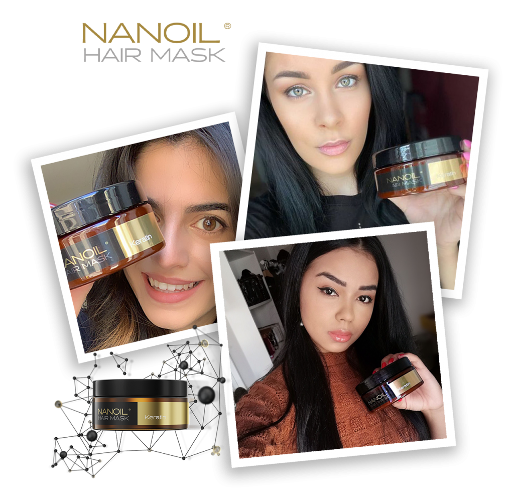 Nanoil máscara capilar com queratina